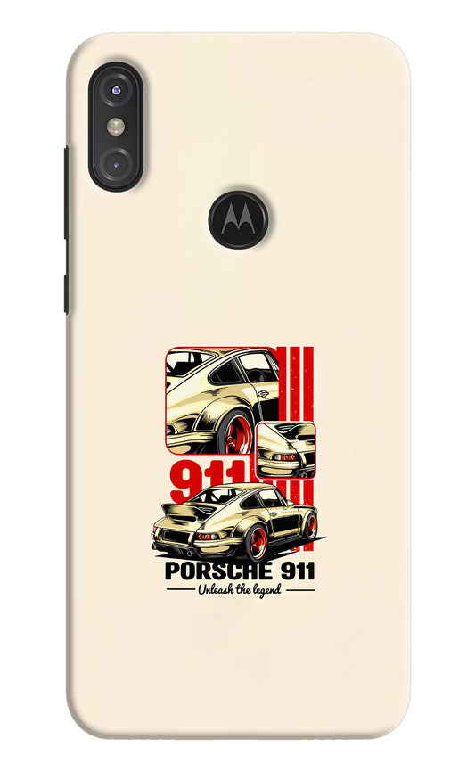Classic Porsche 911 Moto One Power Hard Case Back Cover by Casekaro