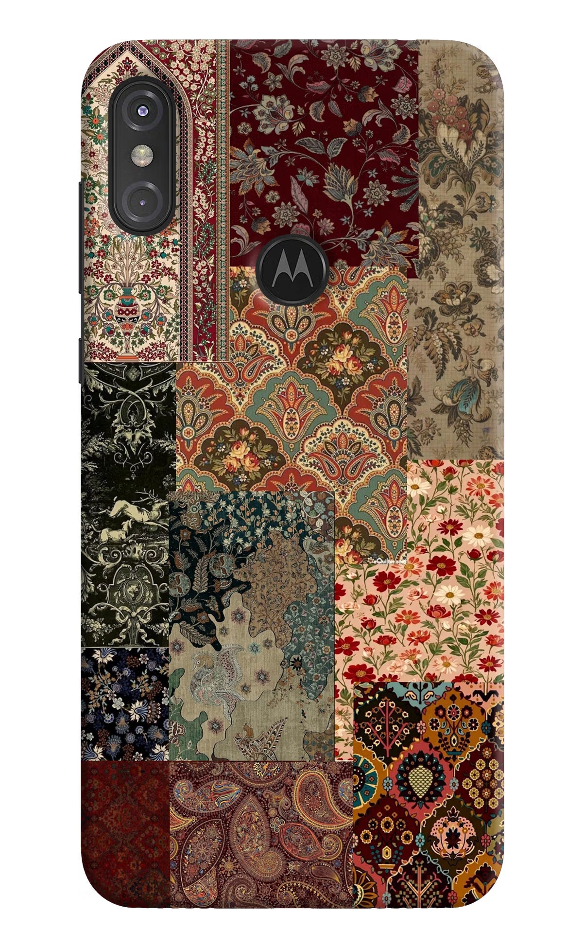 Desi Print Moto One Power Hard Case Back Cover by Casekaro
