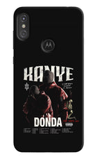 Donda Kanye West Moto One Power Hard Case Back Cover by Casekaro