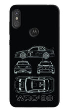 WRC'99 Moto One Power Hard Case Back Cover by Casekaro