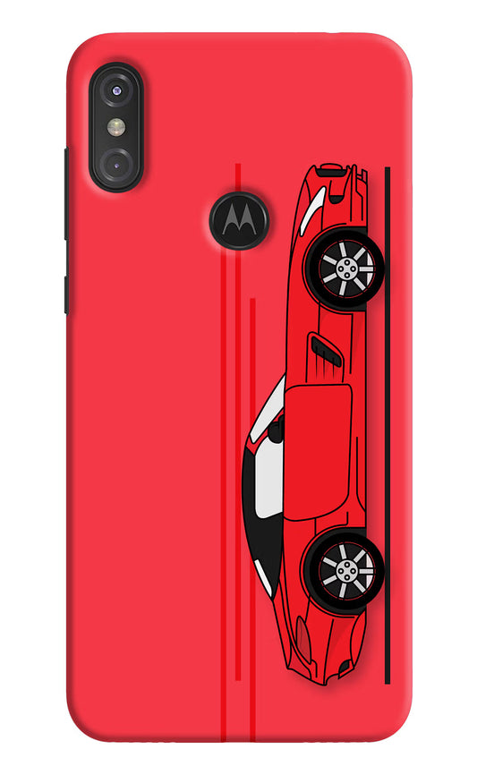 Red Velocity Moto One Power Hard Case Back Cover by Casekaro