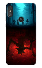 Ordinary Things Downside Up Moto One Power Hard Case Back Cover by Casekaro
