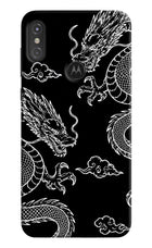 Twin Dragons Moto One Power Hard Case Back Cover by Casekaro