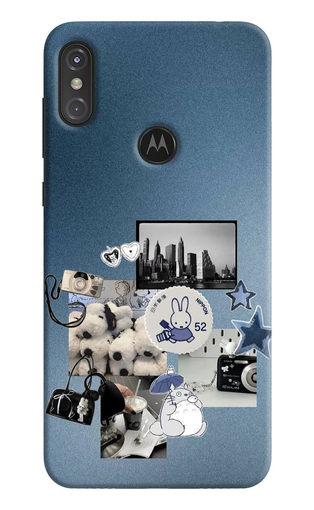 Miffy Moto One Power Hard Case Back Cover by Casekaro