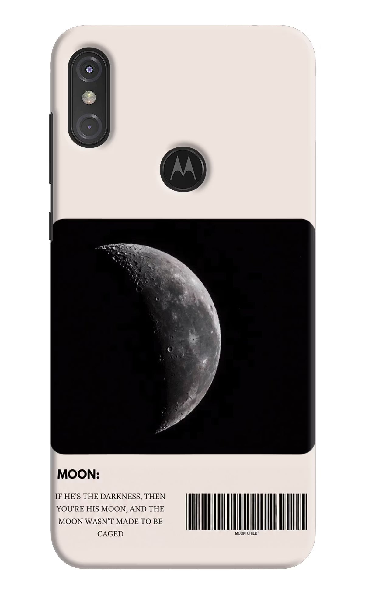 Moon Phase Moto One Power Back Cover