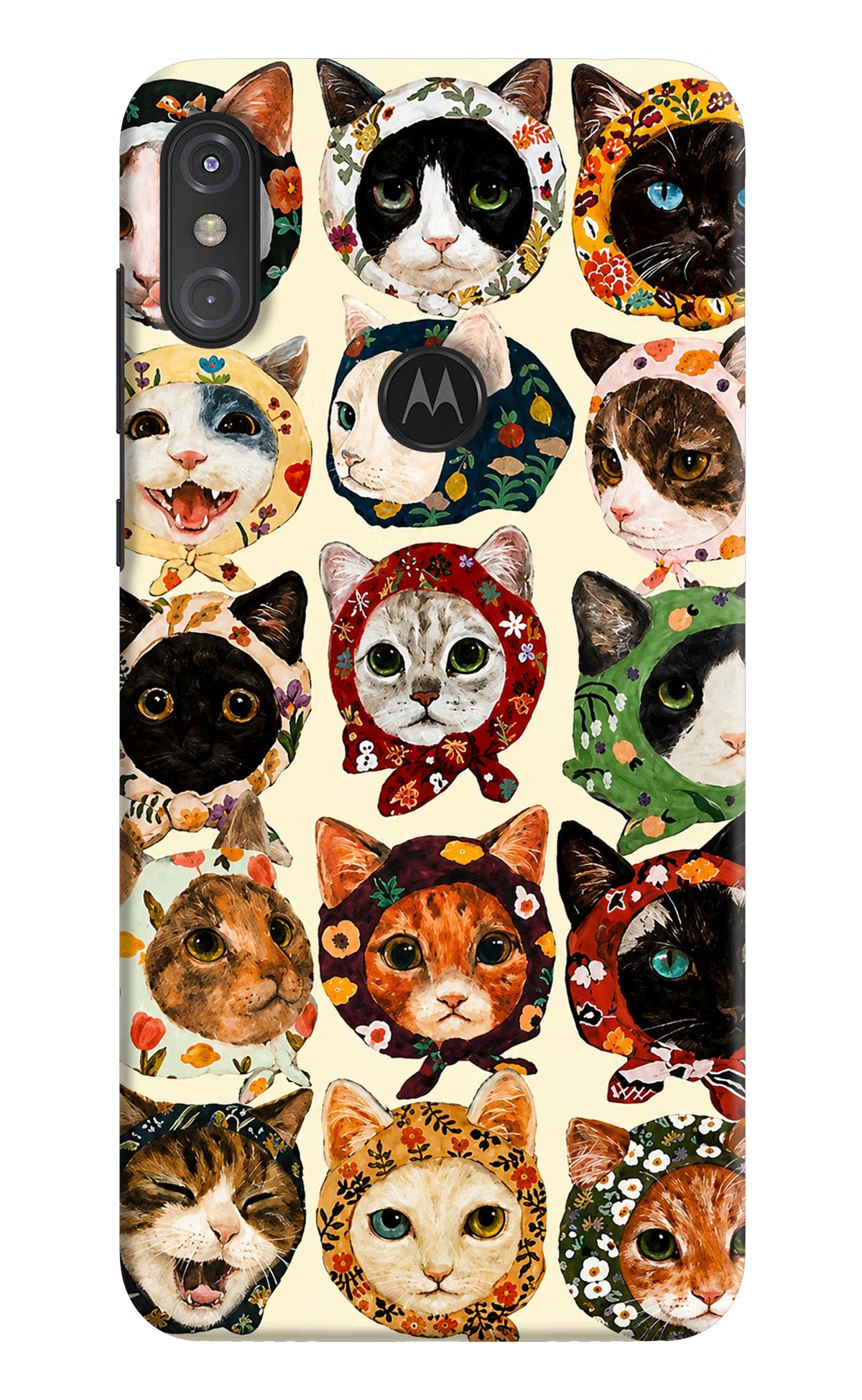 Cool Cat Moto One Power Back Cover