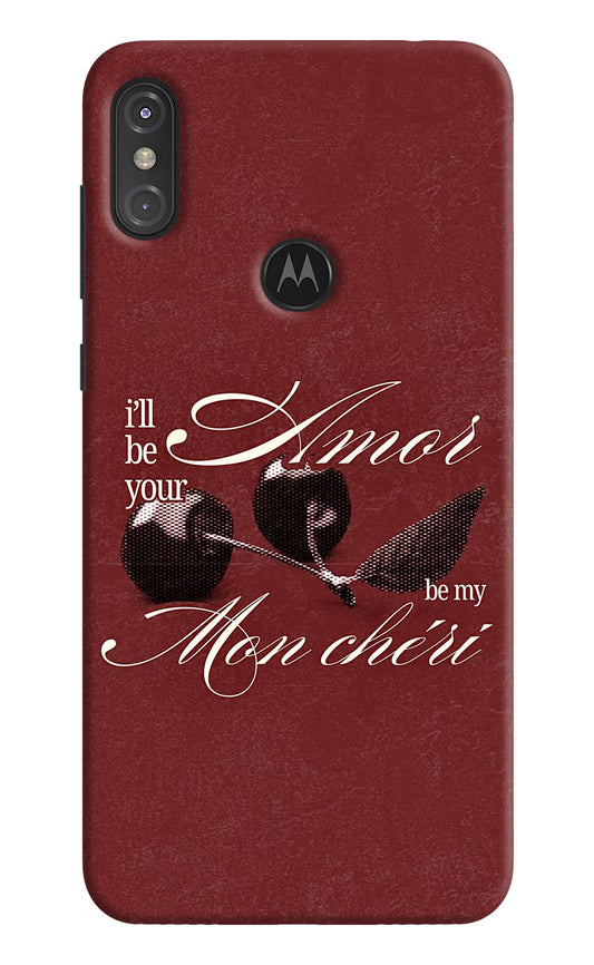 Velvet Cherry Moto One Power Back Cover