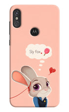 Judy Charm Moto One Power Hard Case Back Cover by Casekaro