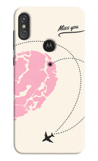 Miss Orbit Moto One Power Hard Case Back Cover by Casekaro