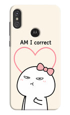 Always Right Moto One Power Hard Case Back Cover by Casekaro