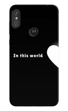 This World Moto One Power Hard Case Back Cover by Casekaro