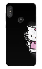 Kitty Charm Moto One Power Hard Case Back Cover by Casekaro
