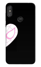 Gwen Mask Moto One Power Hard Case Back Cover by Casekaro