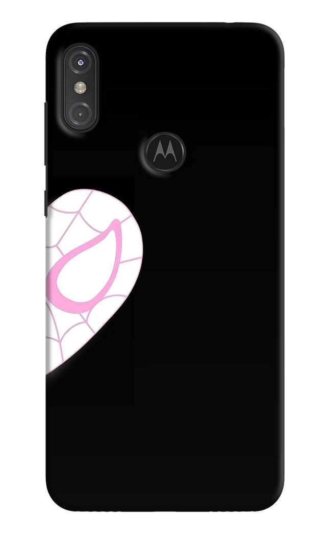 Gwen Mask Moto One Power Hard Case Back Cover by Casekaro