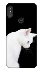 Snow Gaze Moto One Power Hard Case Back Cover by Casekaro