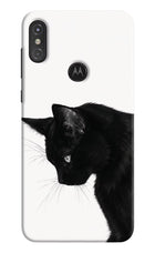 Shadow Gaze Moto One Power Hard Case Back Cover by Casekaro