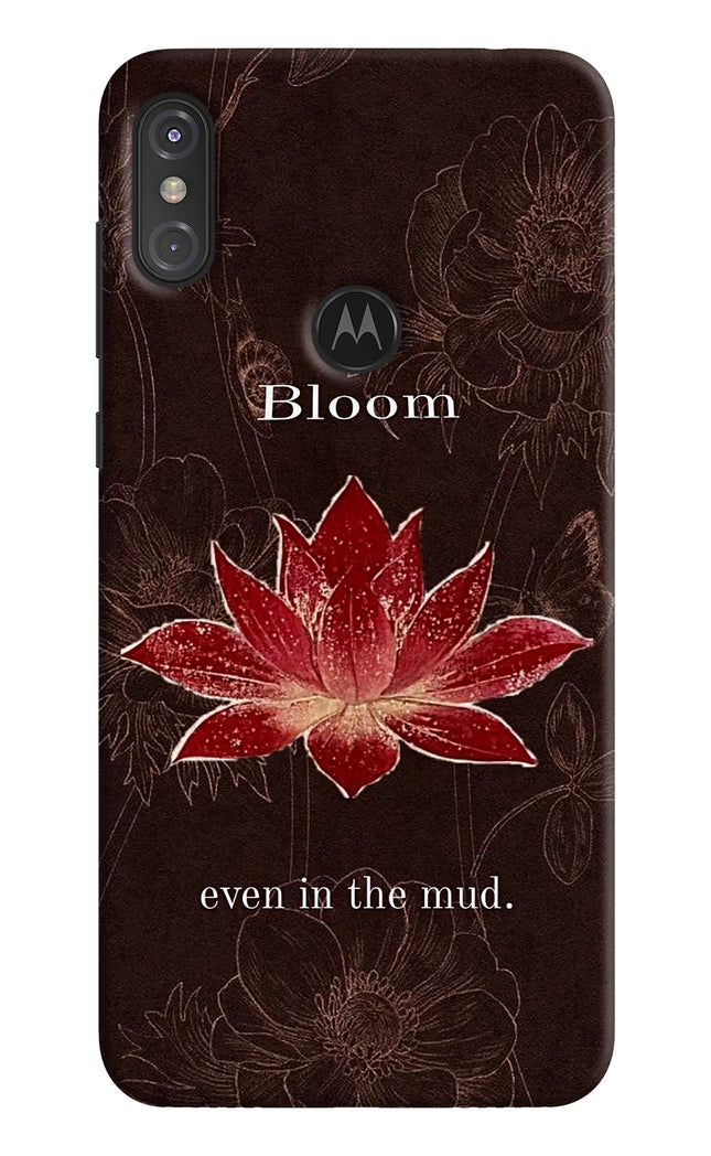 Bloom Moto One Power Hard Case Back Cover by Casekaro