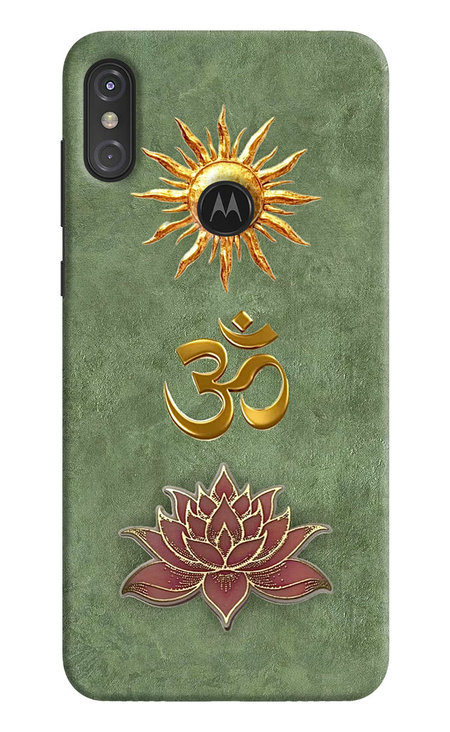 Om & Lotus Moto One Power Back Cover