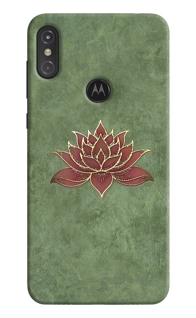 Lotus Grace Moto One Power Hard Case Back Cover by Casekaro