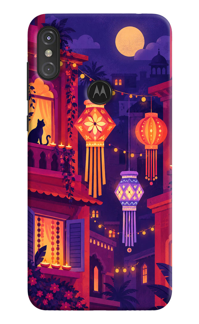 Lantern Lane Moto One Power Hard Case Back Cover by Casekaro