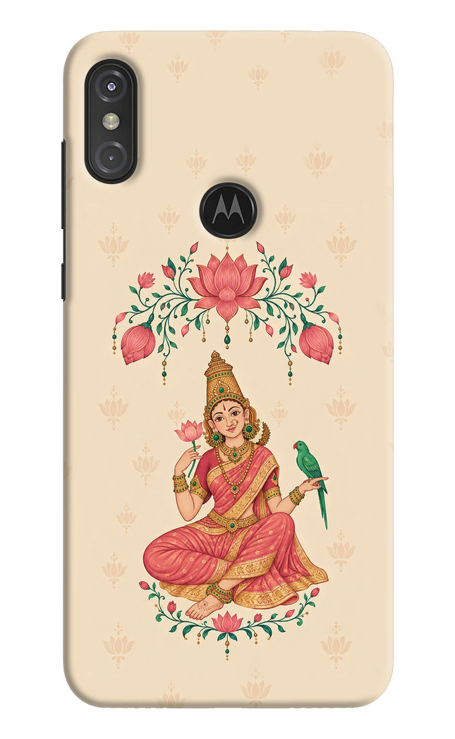 Goddess Lakshmi Moto One Power Hard Case Back Cover by Casekaro