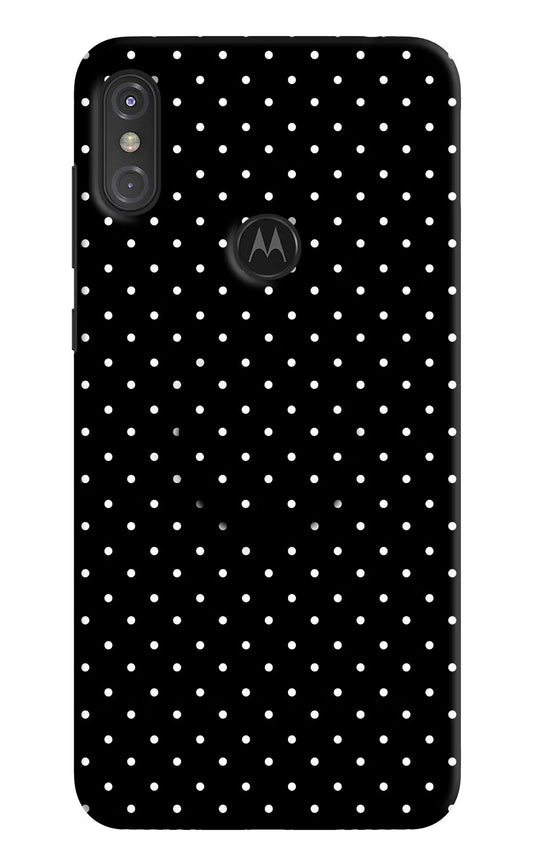 White Dots Moto One Power Pop Case by Casekaro
