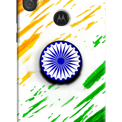 Indian Flag Ashoka Chakra Moto One Power Pop Case by Casekaro