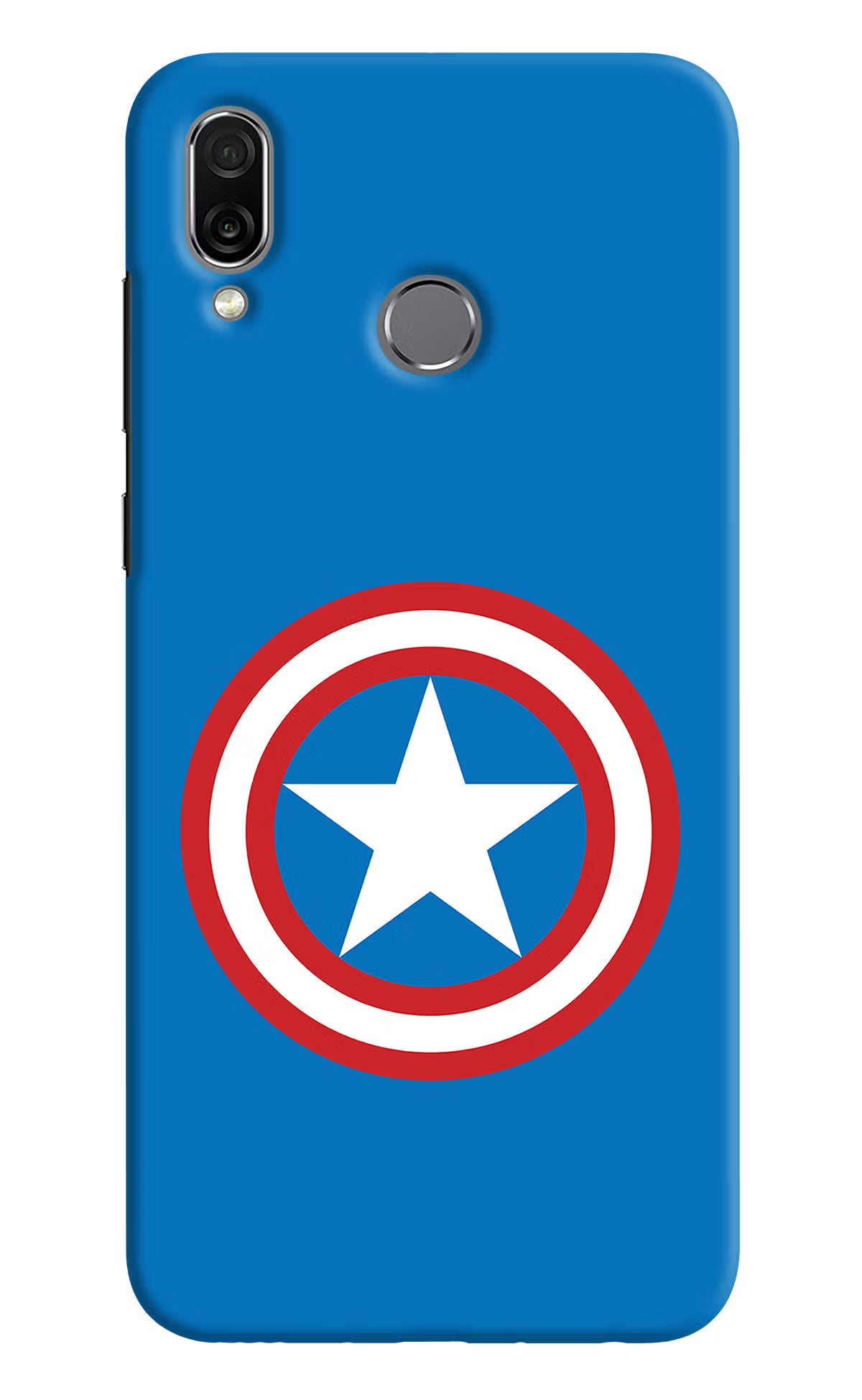 Captain America Logo Honor Play Hard Case Back Cover by Casekaro