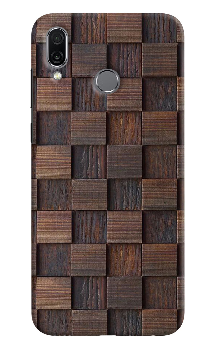 Wooden Cube Design Honor Play Back Cover, Hard case