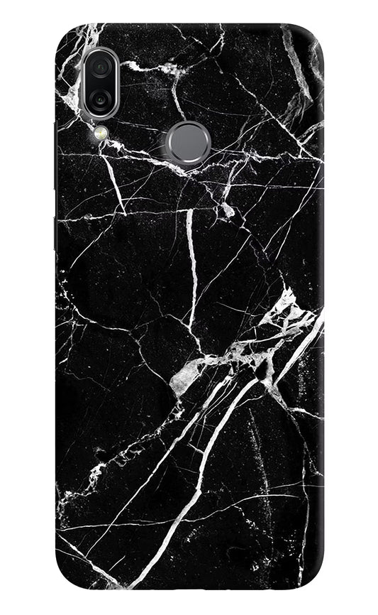 Black Marble Pattern Honor Play Hard Case Back Cover by Casekaro