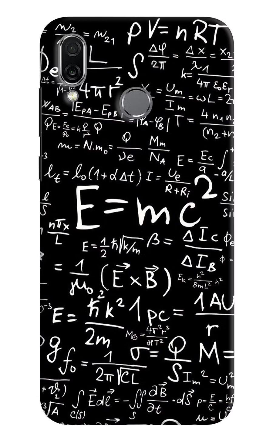 Physics Formula Honor Play Back Cover, Hard case