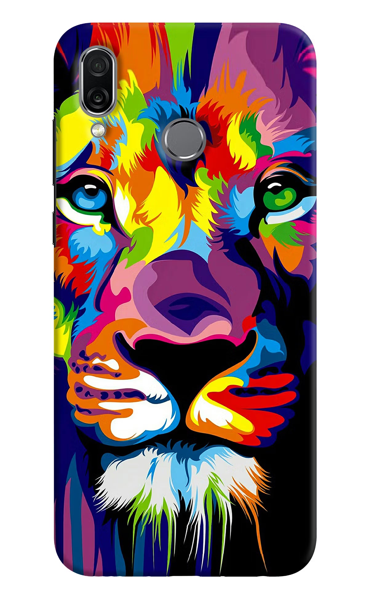 Lion Honor Play Hard Case Back Cover by Casekaro