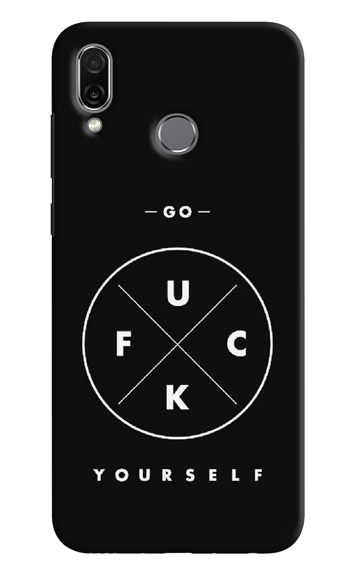 Go Fuck Yourself Honor Play Hard Case Back Cover by Casekaro