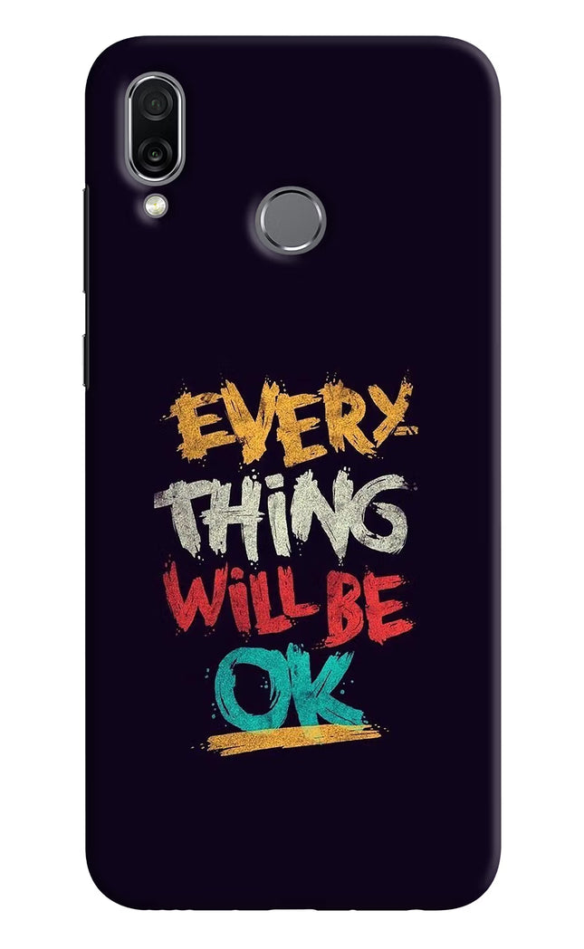 Everything Will Be Ok Honor Play Hard Case Back Cover by Casekaro