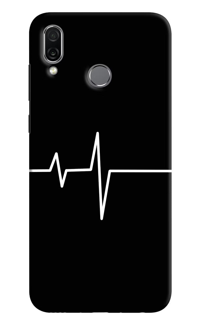 Heart Beats Honor Play Hard Case Back Cover by Casekaro