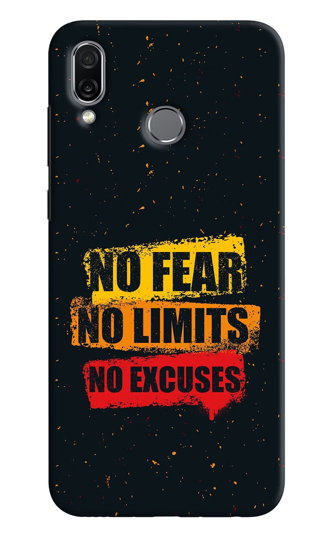 No Fear No Limits No Excuse Honor Play Hard Case Back Cover by Casekaro