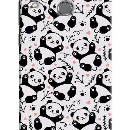 Cute Panda Honor Play Hard Case Back Cover by Casekaro