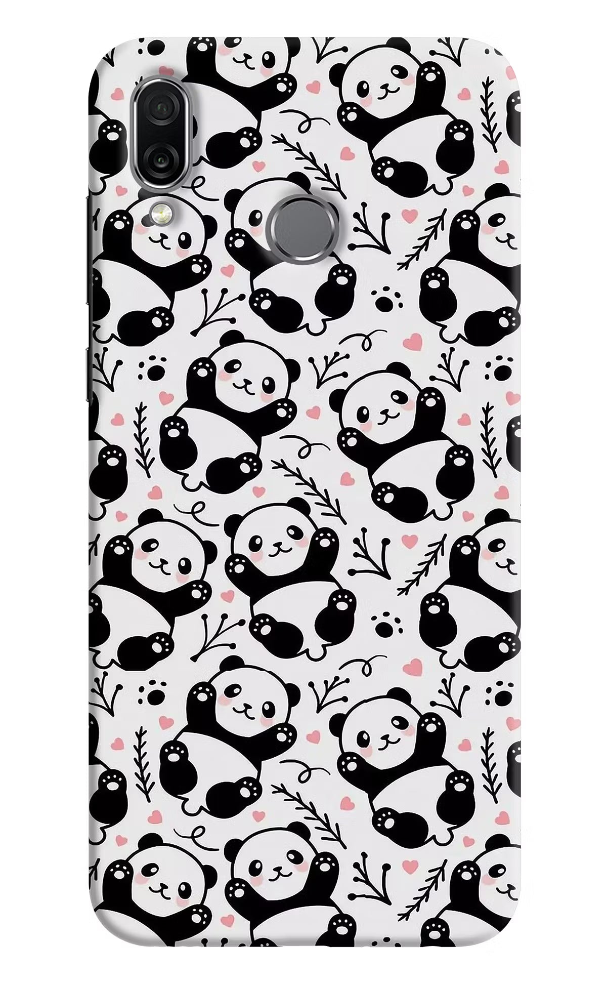 Cute Panda Honor Play Hard Case Back Cover by Casekaro
