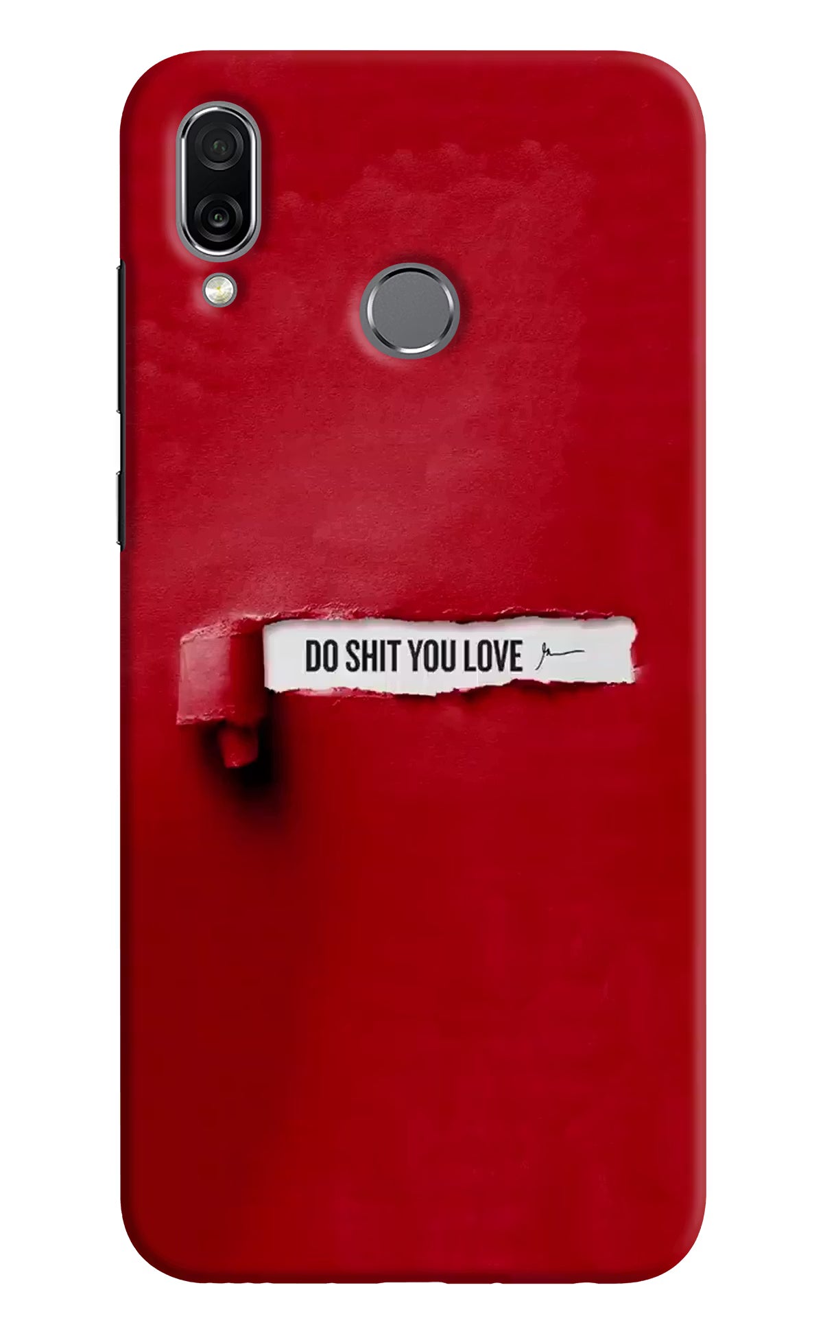 Do Shit You Love Honor Play Hard Case Back Cover by Casekaro