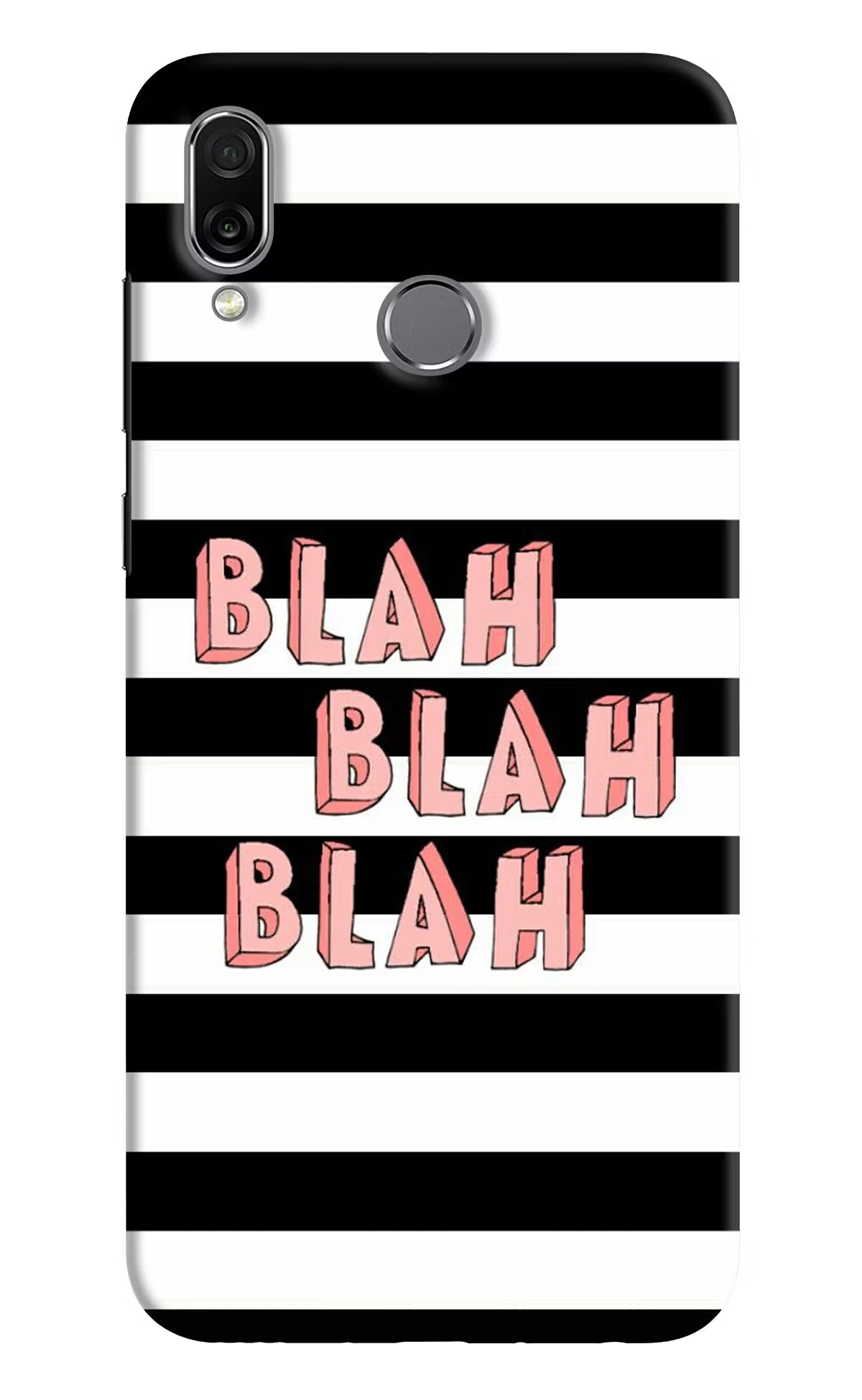 Blah Blah Blah Honor Play Hard Case Back Cover by Casekaro