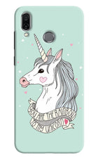 Unicorn Wallpaper Honor Play Hard Case Back Cover by Casekaro