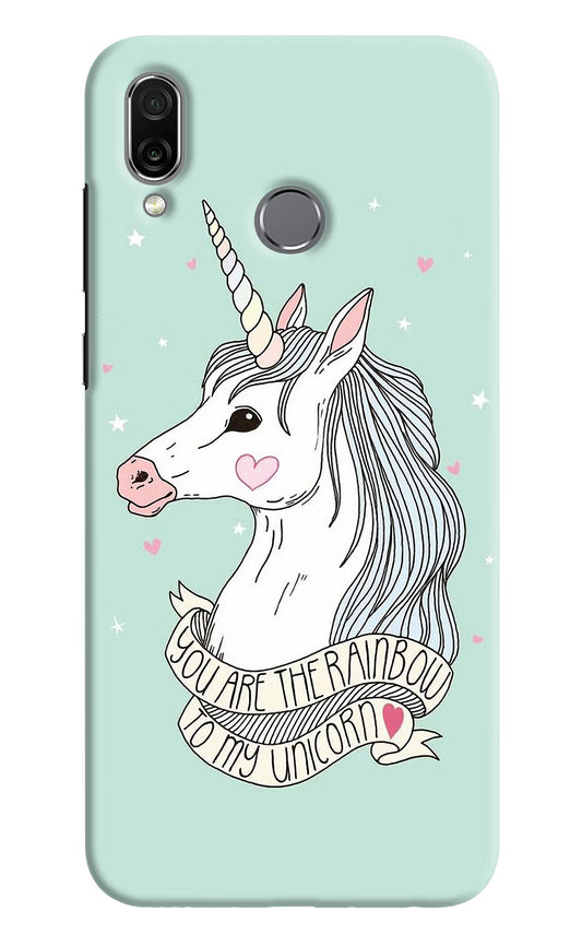 Unicorn Wallpaper Honor Play Hard Case Back Cover by Casekaro