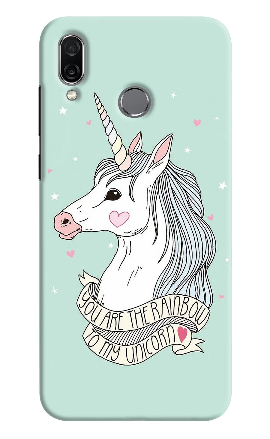 Unicorn Wallpaper Honor Play Back Cover, Hard case