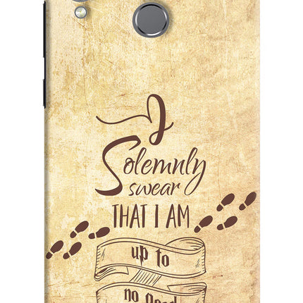 I Solemnly swear that i up to no good Honor Play Hard Case Back Cover by Casekaro
