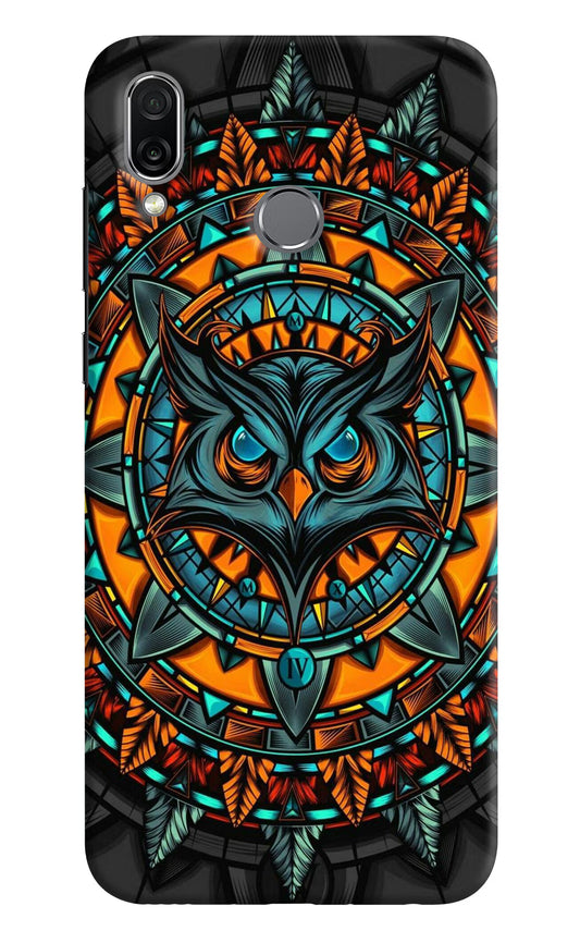 Angry Owl Art Honor Play Hard Case Back Cover by Casekaro