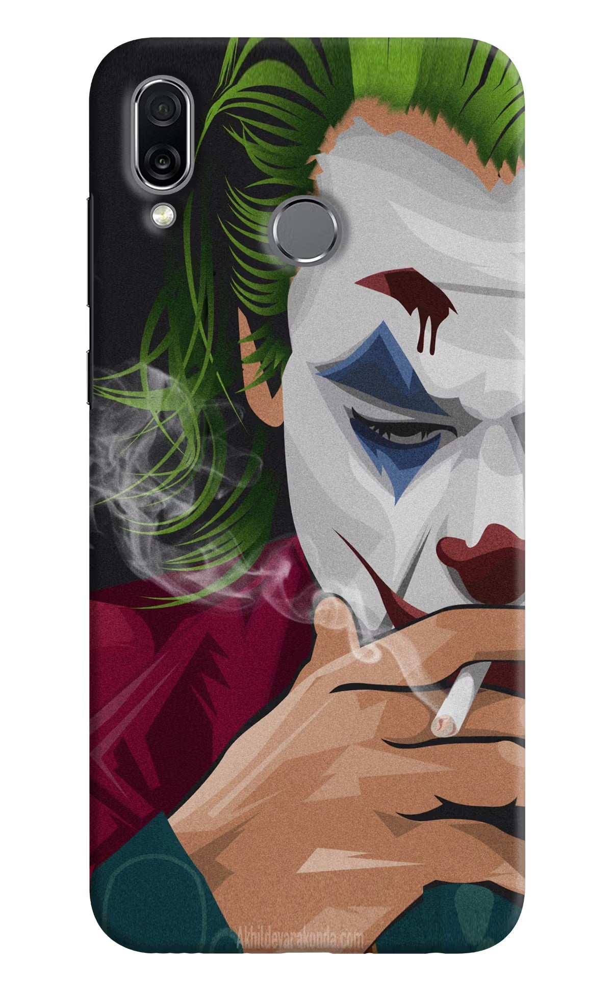 Joker Smoking Honor Play Hard Case Back Cover by Casekaro