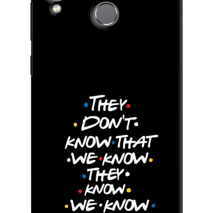 FRIENDS Dialogue Honor Play Hard Case Back Cover by Casekaro