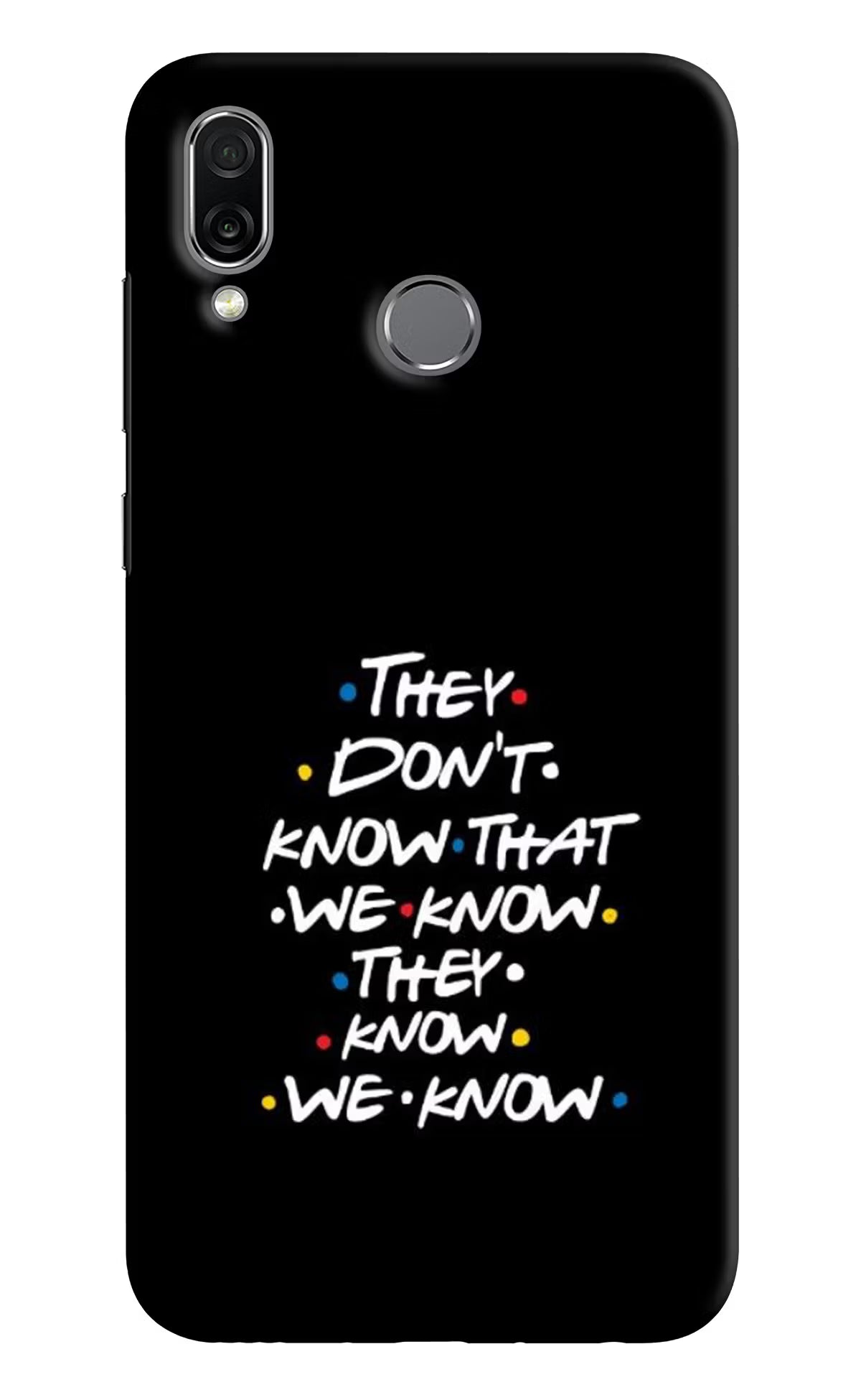 FRIENDS Dialogue Honor Play Hard Case Back Cover by Casekaro