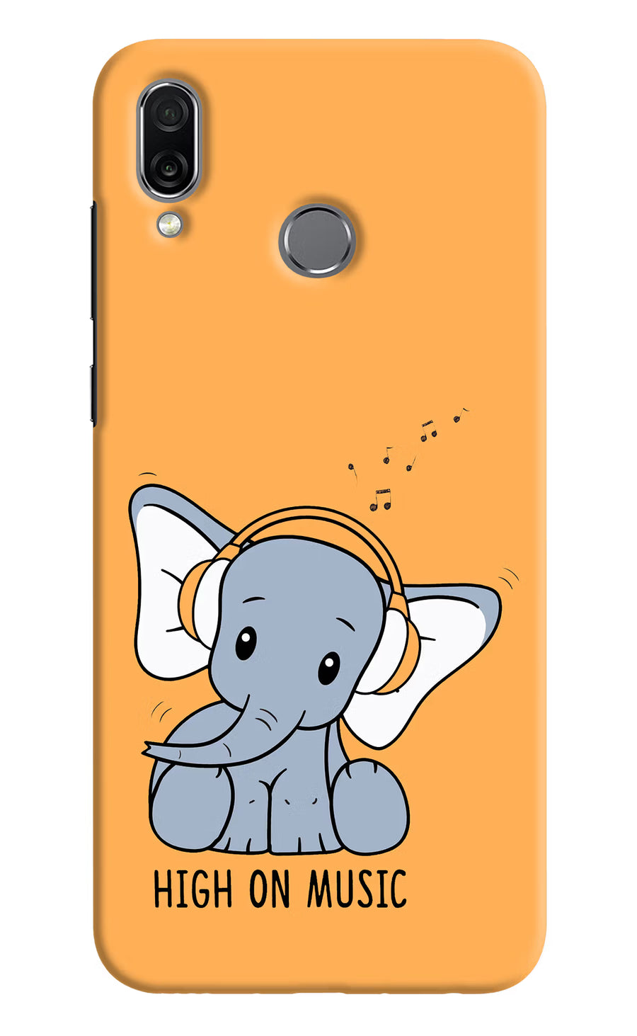 High On Music Honor Play Back Cover, Hard case