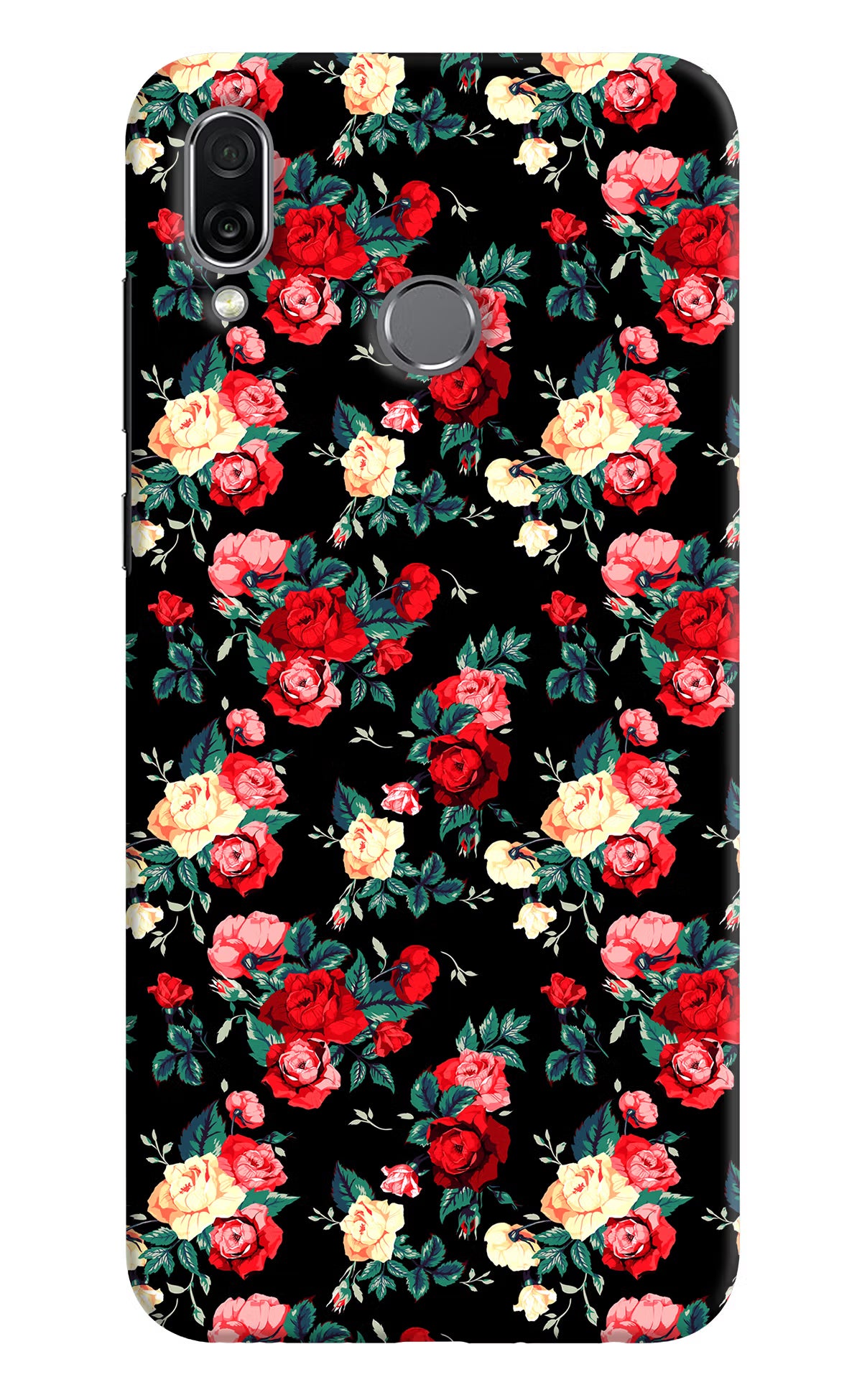 Rose Pattern Honor Play Hard Case Back Cover by Casekaro